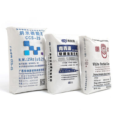 25KG 40KG 50KG Woven PP Valve Bag Ad Star Cement Sack Bag ISO14001
