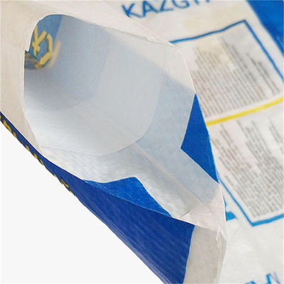 High Strength Woven PP Valve Bags Block Bottom For Putty Gypsum Packaging