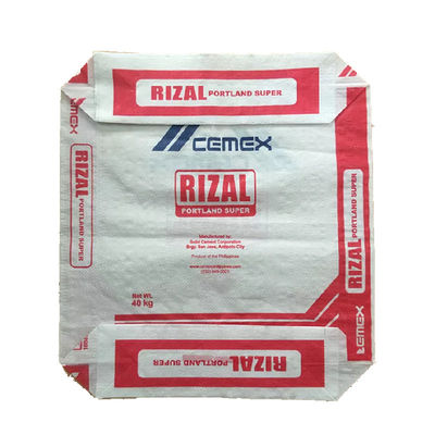 Hot Sale 25KG 40KG 50KG Ad Star Bags PP Block Bottom Bag Cement Valve Bags Cement Sack
