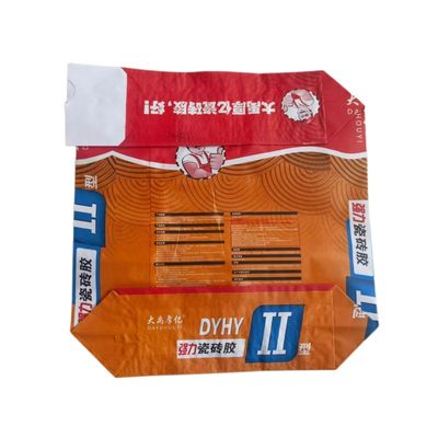 Waterproof Kraft Paper Cement Bags Multi Wall 20kg Offset Printing