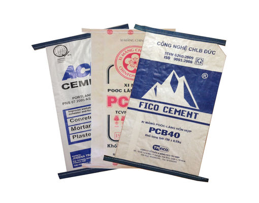 Empty Gusseted Polypropylene Bags Laminated PP Woven Bag Cement
