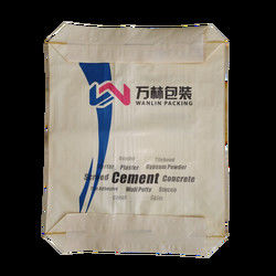 Heavy Duty PP Laminated Bottom Valve Cement Bag 50Kg PP Valve Bag Small Cement Bottom Block