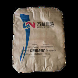 Heavy Duty PP Laminated Bottom Valve Cement Bag 50Kg PP Valve Bag Small Cement Bottom Block