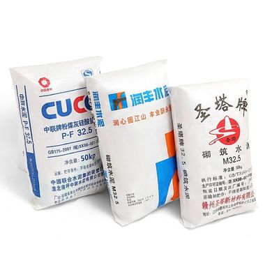 20kg 25kg Woven PP Valve Bags for packing tile adhesive