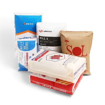 20kg 25kg Woven PP Valve Bags for packing tile adhesive
