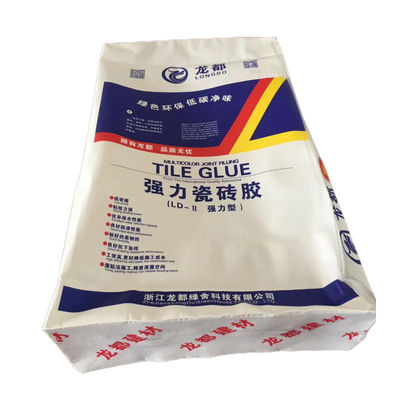 20kg 25kg Tile Adhesive Plastic BOPP Woven Bags Building Material Packaging Bag
