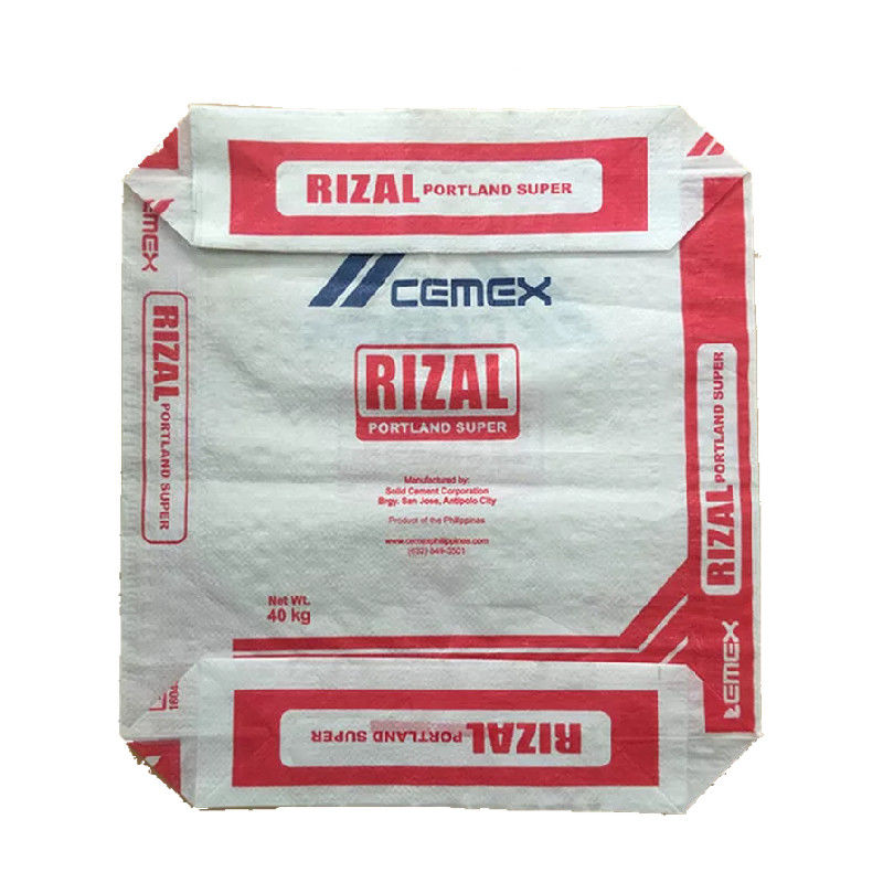 Hot Sale 25KG 40KG 50KG Ad Star Bags PP Block Bottom Bag Cement Valve Bags Cement Sack