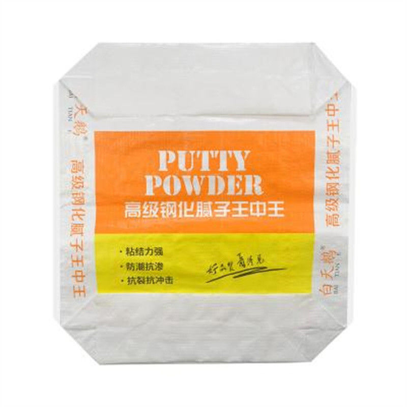 20KG 25KG 40KG 50KG  PP Valve Block Bottom empty cement bag China manufacture