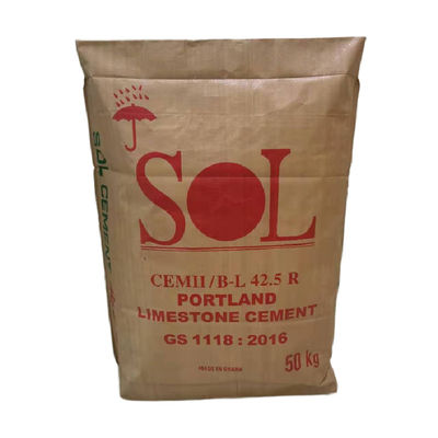 Gewebte Polypropylen-Block-Bodenventil PP-Zementbeutel 20kg 25kg 30kg 40kg 50kg Verpackungsbehälter