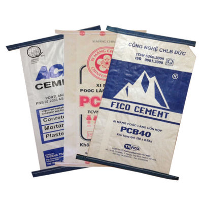 Wpp pp. gesponnenes Verpacken sackt 20kg 25kg 40kg 50kg für Pigment-Fliesen-Kleber ein