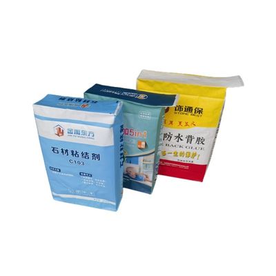 Leere BOPP gesponnene Taschen blockieren untere Druck-pp.-Ventil-Verpackentasche