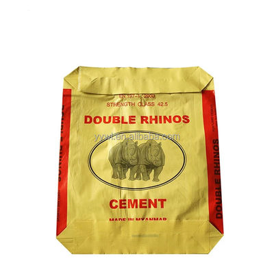 25KG 40KG 50KG pp. zementieren leerer Taschen-Anzeigen-Stern-Block-untere Ventil-Sack-Tasche