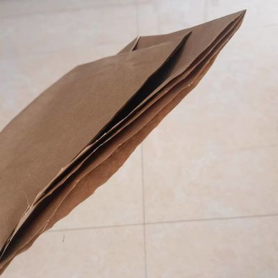 Keine Verstärkung, 2-lagige 90GSM Papier-Ventilbeutel für 50 kg Zementverpackung