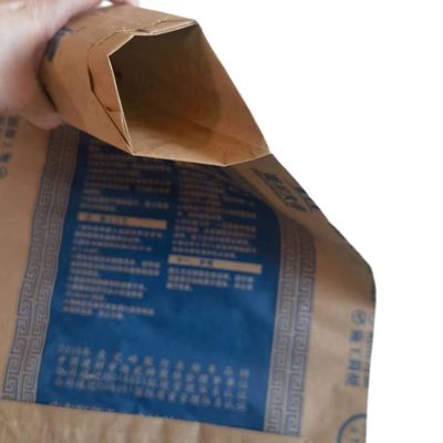 25KG 40KG 50KG AdStar 2 Falten-Papiertüte-Ventil-Papiertüten für das Zement-Verpacken