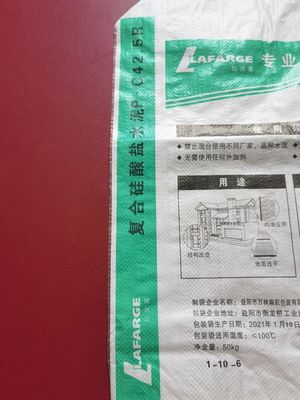 Heißer Anzeigen-Stern des Verkaufs-25KG 40KG 50KG sackt pp. ein, unteres Taschen-Zement-Ventil zu blockieren einsackt Zement-Sack