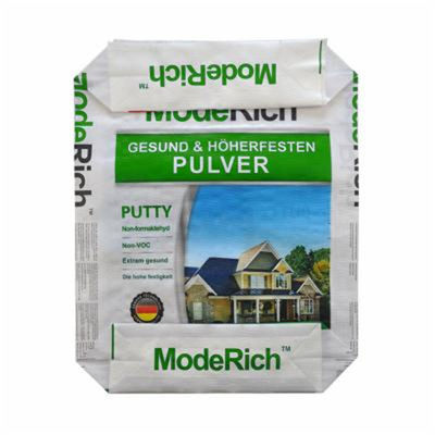 Zementsäcke 70gsm 25KG 40KG 50KG pp. - sackt unterer Anzeigen-Stern des Block-100gsm ISO14001 ein