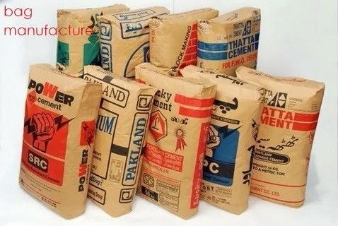 Sackt leeres Polypropylen gesponnene pp. Zement-Verpackentaschen 40kg 50kg ein