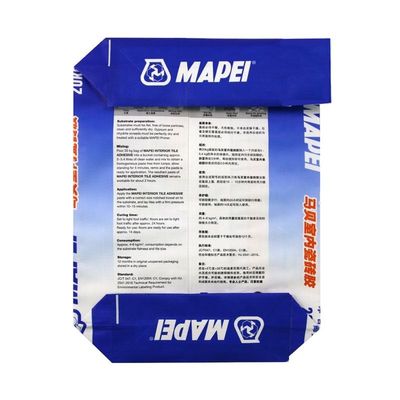 Plastikzementsack der Block-unterer pp. gesponnener Ventil-Taschen-20kg 25kg 40kg 50kg