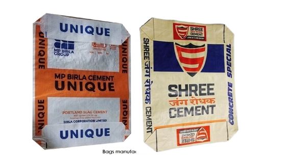 Leere Zement-Sand-Verpackung sackt 20kg 40Kg 50kg druckte pp. gesponnene Taschen ISO4001 ein