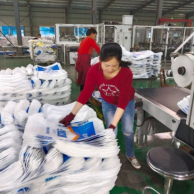 Block untere pp. zementieren Säcke