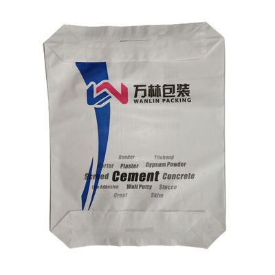 20kg-50kg PE-Lamination PP-Woven-Zementbeutel mit Block-Bodenventil und ISO9001-Zertifizierung