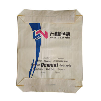 Bestseller 50kg PP-Ventilbeutel Kleiner Zementbodenblock Schwerlastsack