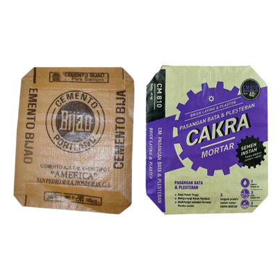 Warmverkauf Gewebter Beutel Leerer Zementbeutel PP Ventilbeutel 25 KG 40 KG 50 KG Zementbeutel