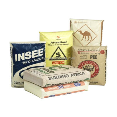 Selbstschließendes Baustoffverpackung PP Zementbeutel mit Ventilverpackung