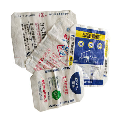 Quadratischer Boden Zementbeutel Custom 20Kg Polypropylen Fliesen Klebstoff gewebte Ventilbeutel