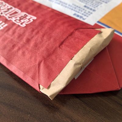 3 Schichten 80GSM-Papier und 1 Schicht Filmpapier Verpackungstüten 20kg 25kg mit Tuck-in-Sleeve