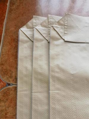 60x50x10cm 80GSM Plastikverpackungstüte zur Füllung von Baustoffen mit Mörtel