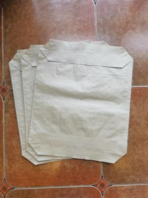 60x50x10cm 80GSM Plastikverpackungstüte zur Füllung von Baustoffen mit Mörtel