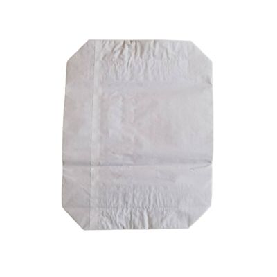 2-lagige 80 g/m² Papier-Zementsäcke 1-lagige Folie Mehrwandpapier feuchtigkeitsbeständig für 20 kg Fliesenkleber Versiegelung Griff 99 g / kundenspezifisch