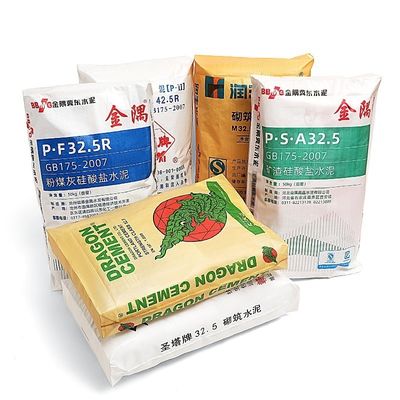 Selbstschließendes Quadratunterventil Gewebte PP-Zementtüten 20 KG 25 KG 40 KG 50 KG Industrieverpackung
