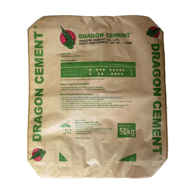 Mehrfarbige, feuchtigkeitsdichte, polygewebte PP-Zementventilsäcke 25 kg 40 kg 50 kg Verpackung