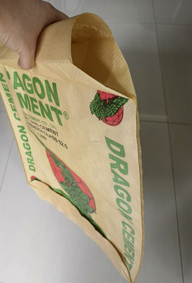 Mehrfarbige, feuchtigkeitsdichte, polygewebte PP-Zementventilsäcke 25 kg 40 kg 50 kg Verpackung