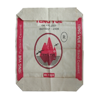 50 kg PP-Gewebe-Zementbeutel mit Ventil, feuchtigkeitsbeständig, ISO9001