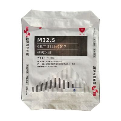PP-Gewebe-Zementsack mit Ventil 25 kg 50 kg feuchtigkeitsbeständig