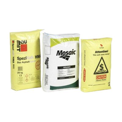 PP-Zementbeutel, Laminat, mehrfarbiger Druck, Feuchtigkeitsdicht