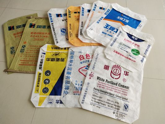 80GSM PP-Ventil-Zementbeutel Lamination Mehrfarbdruck 20-50kg