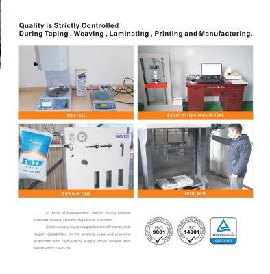 PP-Zementventilbeutel 50 kg Feuchtigkeitsdicht ISO-zertifiziert