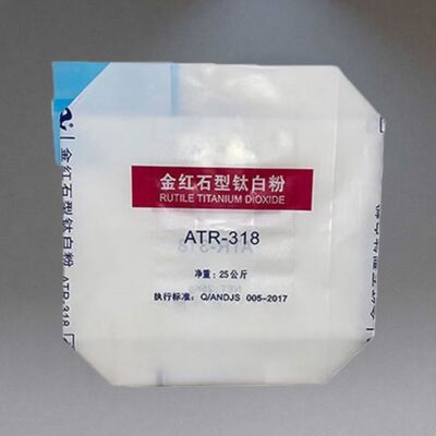 25 kg Schwerlast PE-Ventilbeutel für Carbon Black mit Tuck In-Ventil