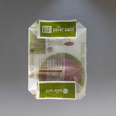 Labyrinth atmungsaktive Hochleistungs-PE-Ventilbeutel mit Mittelfalz für 50 Pfund 22,7 kg Pflastersand