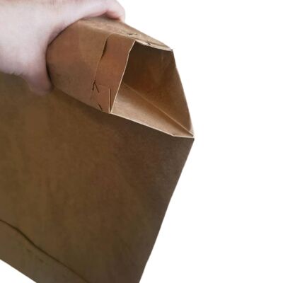 2 Schichten 90GSM Papierventilbeutel mit Blockboden für 50kg Zementverpackungspäckchen