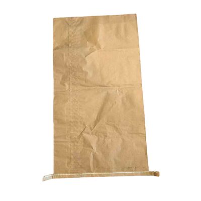 20 kg Kraftpapierbeutel mit offenem Mund, genäht, Boden für Schlackenentferner, Schlackenkollektor, Gießerei, Schlackenverpackung