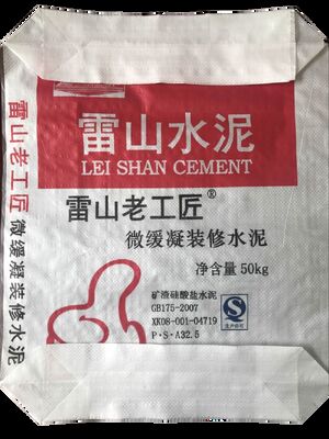 AD Star PPW laminiertes 50kg Zementsack Quadratboden beschichtete Kunststoff gewebte Ventilbeutel