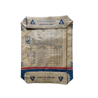 AD Star PPW laminiertes 50kg Zementsack Quadratboden beschichtete Kunststoff gewebte Ventilbeutel