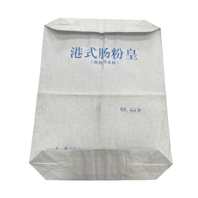 Food Grade Paper Bag 3 Layer 90GSM 4Layer 80GSM with Sonic Seal Sleeve Moisture Proof for 25KG Potato Starch Corn Starch
