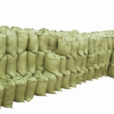 UV-beständige Sandsack 50LB 25kg 50kg PP-gewebte Säcke für Sand und Landwirtschaft Bau